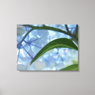 Impressions d'art sur toile bleue Jardin de fleurs