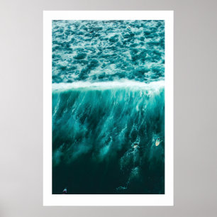 Impressions d'art triptyque de surf Scandi Ocean B