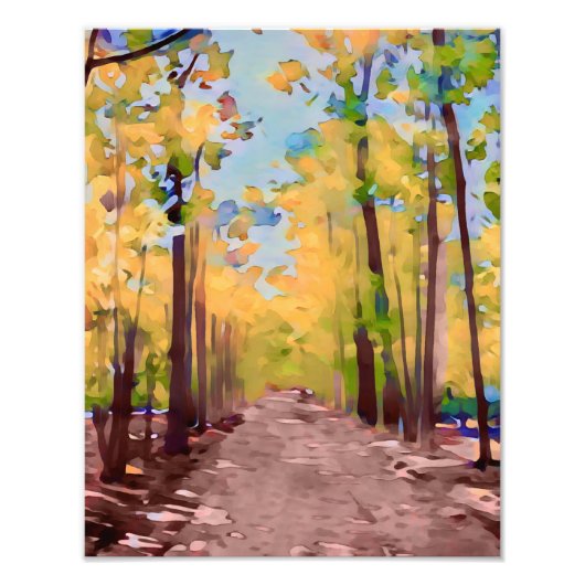 Impressions d'automne 1 affiche (Devant)