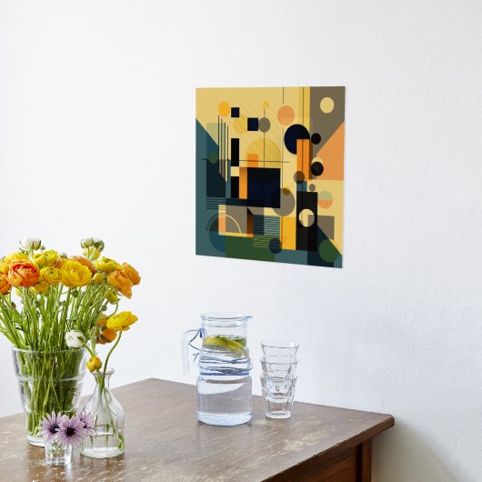 Impressions de feuilles de composition géométrique (Couchage (Cuisine))