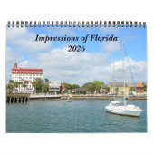 Impressions de Floride Calendrier 2026 (Protection)
