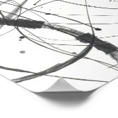 Impressions de lignes d'art abstrait moderne sur t (Coin)