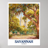 Impressions de Savannah GA - Parc Forsyth - Cathéd (Devant)