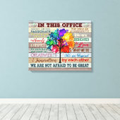 Impressions De Toile Dans Ce Bureau (Insitu (Plancher de Bois))