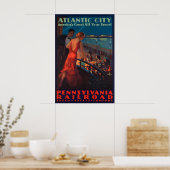 Impressions de vieilles affiches de voyage d'Atlan (Cuisine)