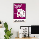 Impressions de vieilles affiches du Festival d'Édi (Bureau à domicile)