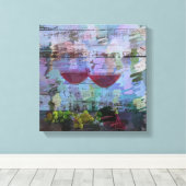 Impressions De Vins Art De Toile Étendu (Insitu (Plancher de Bois))