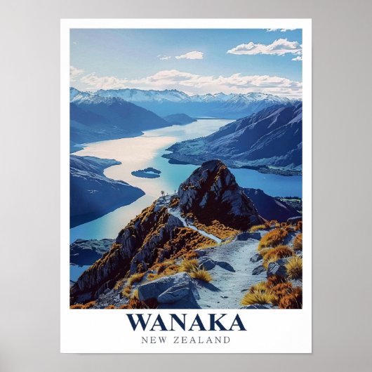 Impressions de Wanaka - Affiche de Roys Peak -Wana (Devant)