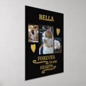 Impressions Dorure 3 nom photo animaux de compagnie pour toujours mém (Poser)