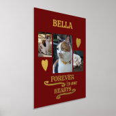 Impressions Dorure 3 nom photo animaux de compagnie pour toujours mém (Poser)