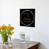 Impressions Dorure 50e anniversaire Black Gold fête d'anniversaire (Couchage (Cuisine))