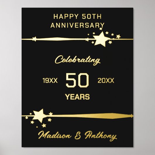 Impressions Dorure 50E Anniversaire Du Mariage (Recto)