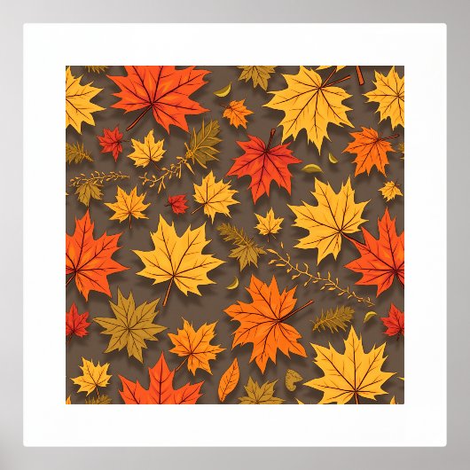 Impressions Dorure affiche d'automne (Recto)