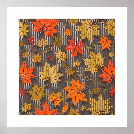 Impressions Dorure affiche d'automne (Recto)