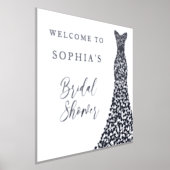 Impressions Dorure Affiche de bienvenue à huile d'argent pour la Fête (Poser)