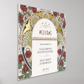 Impressions Dorure Affiche de bienvenue Bougainvillea Bourgogne Maria (Poser)