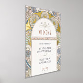 Impressions Dorure Affiche de bienvenue Bougainvillea Mariage d'or (Poser)