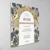 Impressions Dorure Affiche de bienvenue Bougainvillea Marine Mariage  (Poser)