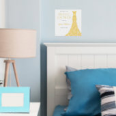 Impressions Dorure Affiche de bienvenue de Fête des mariées de robes  (In situ (chambre))