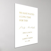 Impressions Dorure Affiche de bienvenue Mariage par parti (Poser)