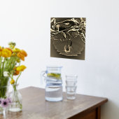IMPRESSIONS DORURE AFFICHE MURALE ART ET DESIGN (Couchage (Cuisine))