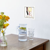 Impressions Dorure Aimer avec du texte personnalisé (Couchage (Cuisine))