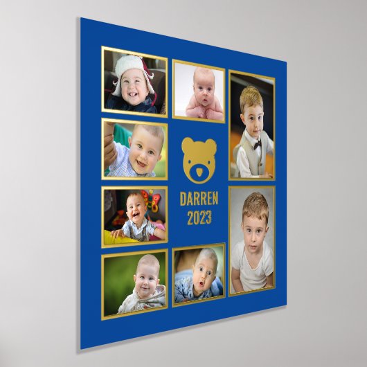 Impressions Dorure Ajouter vos propres photos 7 Collage photo enfant (Poser)