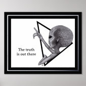 Impressions Dorure Alien gris, la vérité est là (Recto)