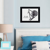 Impressions Dorure Alien gris, la vérité est là (In situ (chambre))