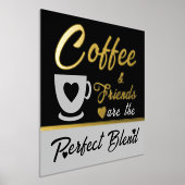 Impressions Dorure Amateur de café de cuisine or noir (Poser)