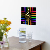 Impressions Dorure Amateurs de musique étonnante Citation Art Psyched (Couchage (Cuisine))