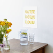 IMPRESSIONS DORURE  AMOVE LOVE LOVE | MUR (Couchage (Cuisine))