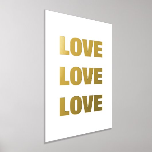 IMPRESSIONS DORURE  AMOVE LOVE LOVE | MUR (Poser)