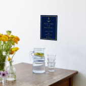 Impressions Dorure Ancre nautique Mariage réel d'huile Affiche de bie (Couchage (Cuisine))