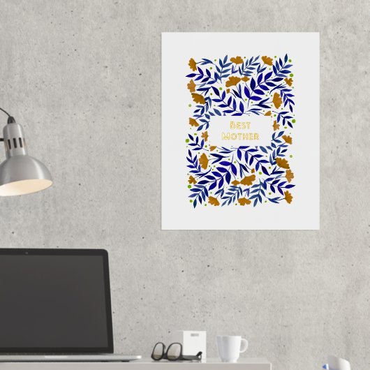 Impressions Dorure Aquarelle magique Jardin Jaune Fête des mères (In situ (Bureau 2))