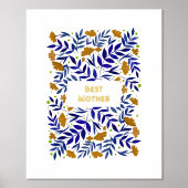 Impressions Dorure Aquarelle magique Jardin Jaune Fête des mères (Recto)