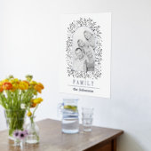 Impressions Dorure Arc de baies et de feuilles grises et famille de p (Couchage (Cuisine))