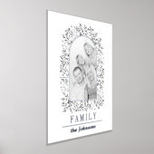 Impressions Dorure Arc de baies et de feuilles grises et famille de p (Poser)