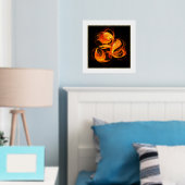 Impressions Dorure Art Abstrait Fireball (In situ (chambre))