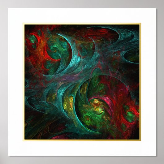 Impressions Dorure Art abstrait Genesis Nova (Recto)