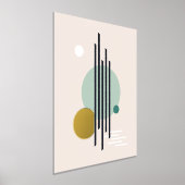 Impressions Dorure Art géométrique abstrait rétro (Poser)