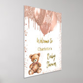 Impressions Dorure Baby shower ballons d'ours en peluche (Poser)