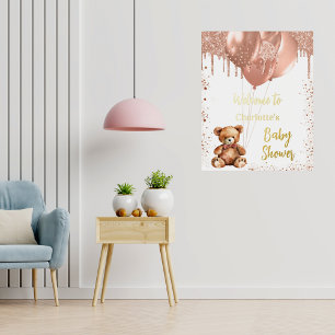 Impressions Dorure Baby shower ballons d'ours en peluche