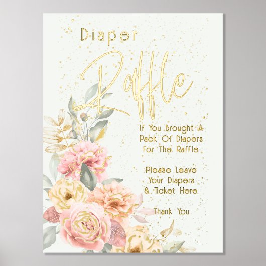 Impressions Dorure Baby shower de calamars à feuillards rose pâle (Recto)