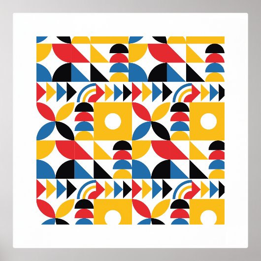 Impressions Dorure Bauhaus Inspiré Contemporain Mi-Siècle (Recto)