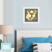 Impressions Dorure Belle huile d'or papillon (In situ (chambre))