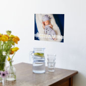 Impressions Dorure Belles statistiques de bébé avec nom Photo (Couchage (Cuisine))