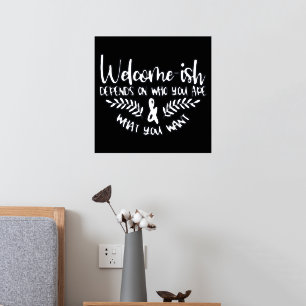 Impressions Dorure Bienvenue Silver Foil Humoristique