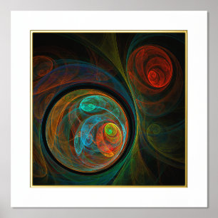 Impressions Dorure Bleu de renaissance Art Abstrait
