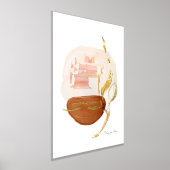 Impressions Dorure Boho biologique moderne rouille or feuille aquarel (Poser)